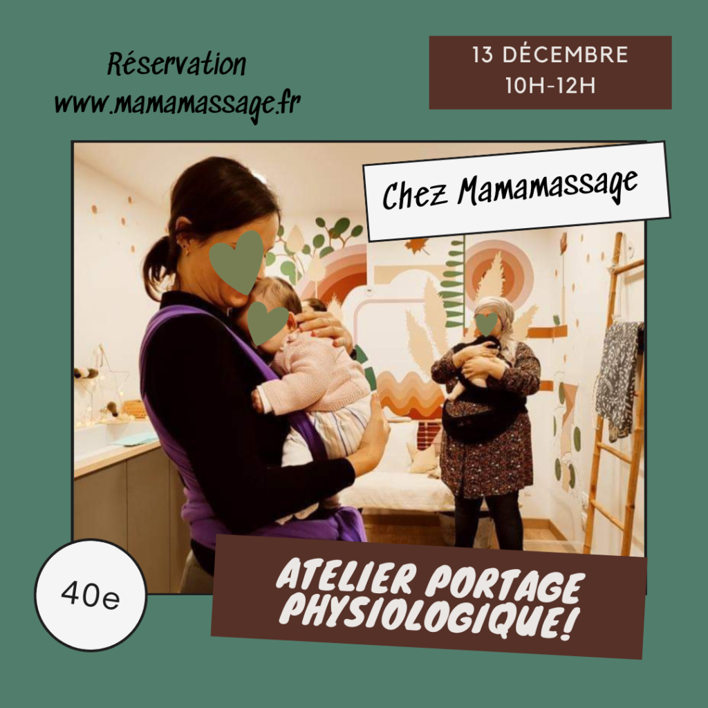 atelier portage physiologique Yvelines.
 cours de portage physiologique Yvelines